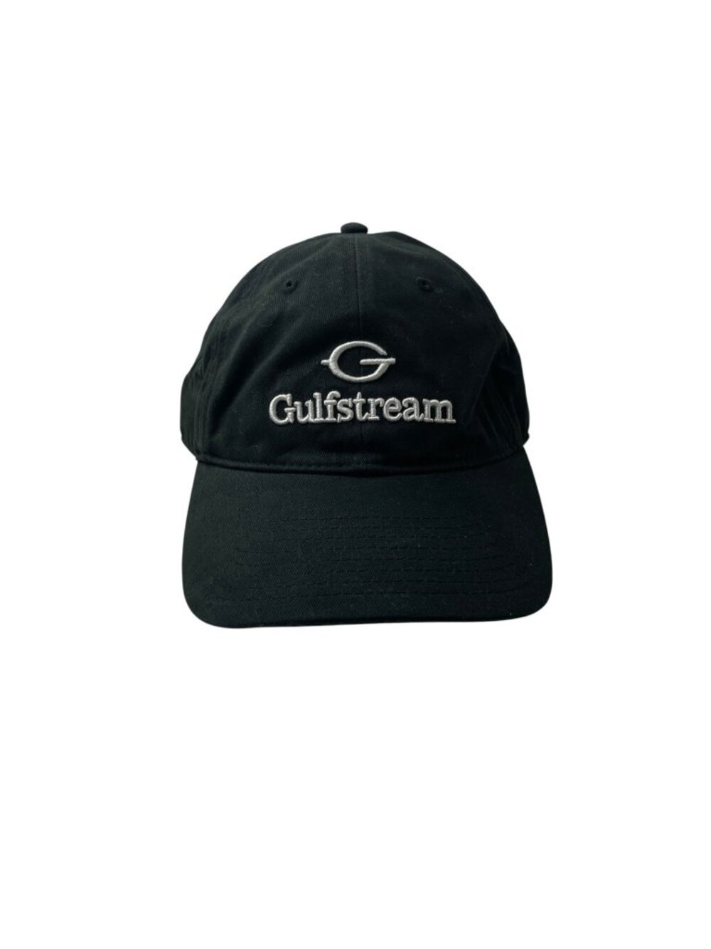 Gulfstream Baseball Cap Hat Men's Adjustable Black Embroidered Logo